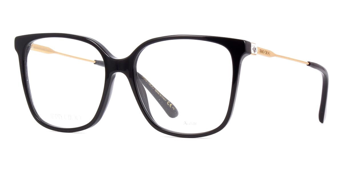 Jimmy choo discount black frame glasses