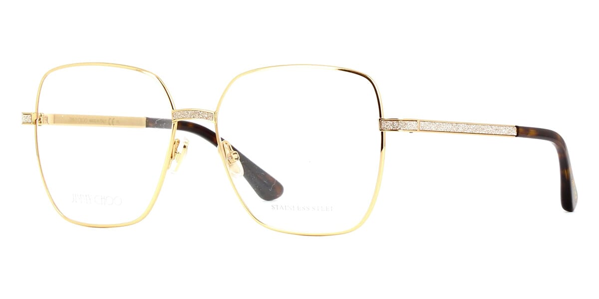Jimmy Choo JC354 Eyeglasses - 006J Gold Havana