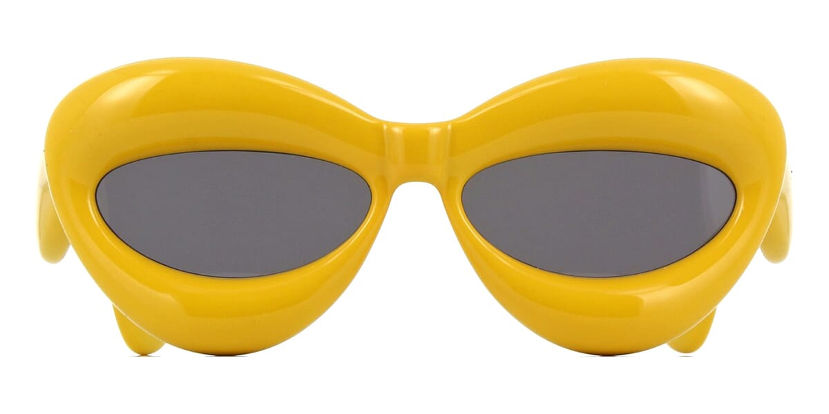 Loewe Yellow Inflated Cateye Sunglasses