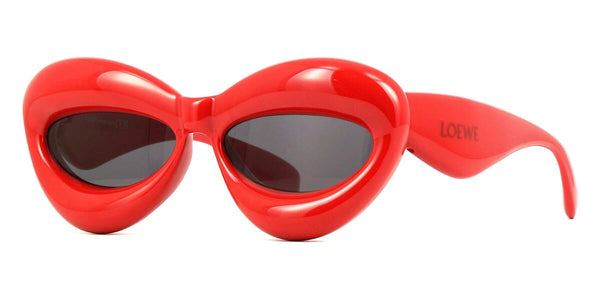 Loewe Inflated LW40097I 66A | Inflated Red Cat Eye Sunglasses - US
