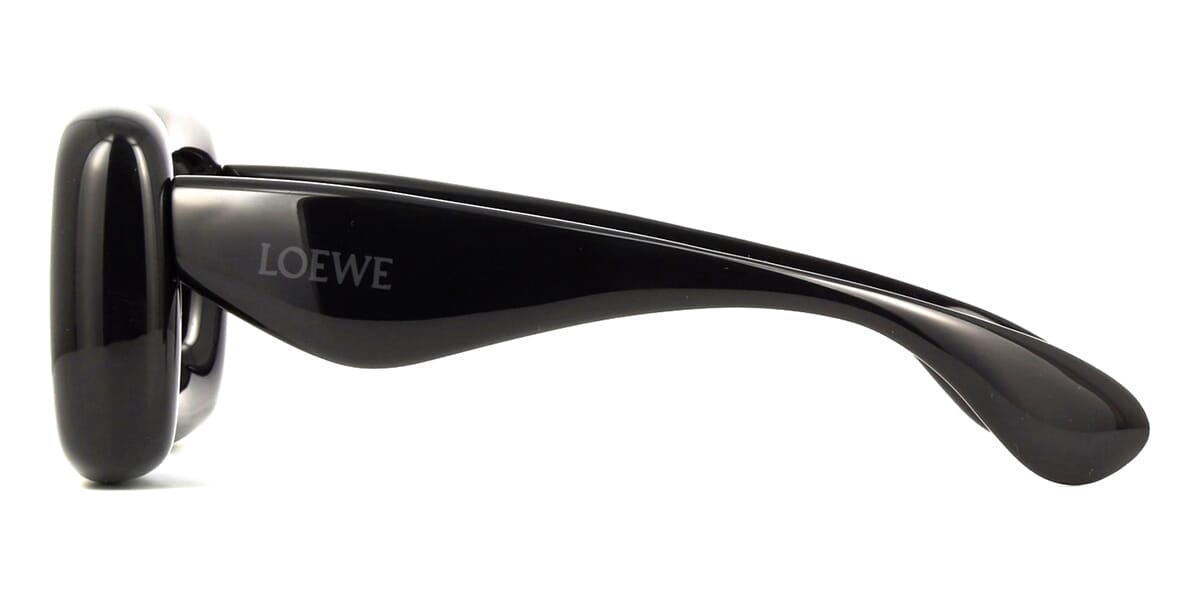 Loewe LW40098I 01A | Inflated Black Square Sunglasses - US