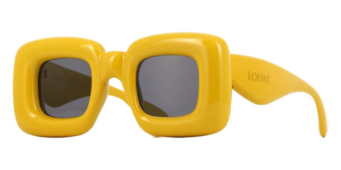 Loewe LW40098I 39A Inflated Rectangular Sunglasses Yellow