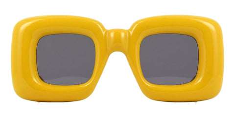 Loewe LW40098I 39A Inflated Rectangular Sunglasses Yellow