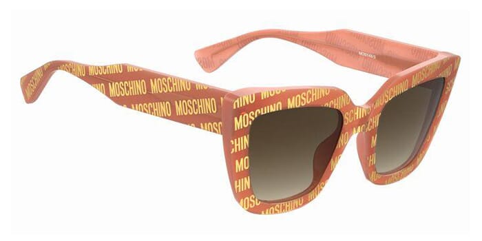 Moschino square discount tortoiseshell sunglasses