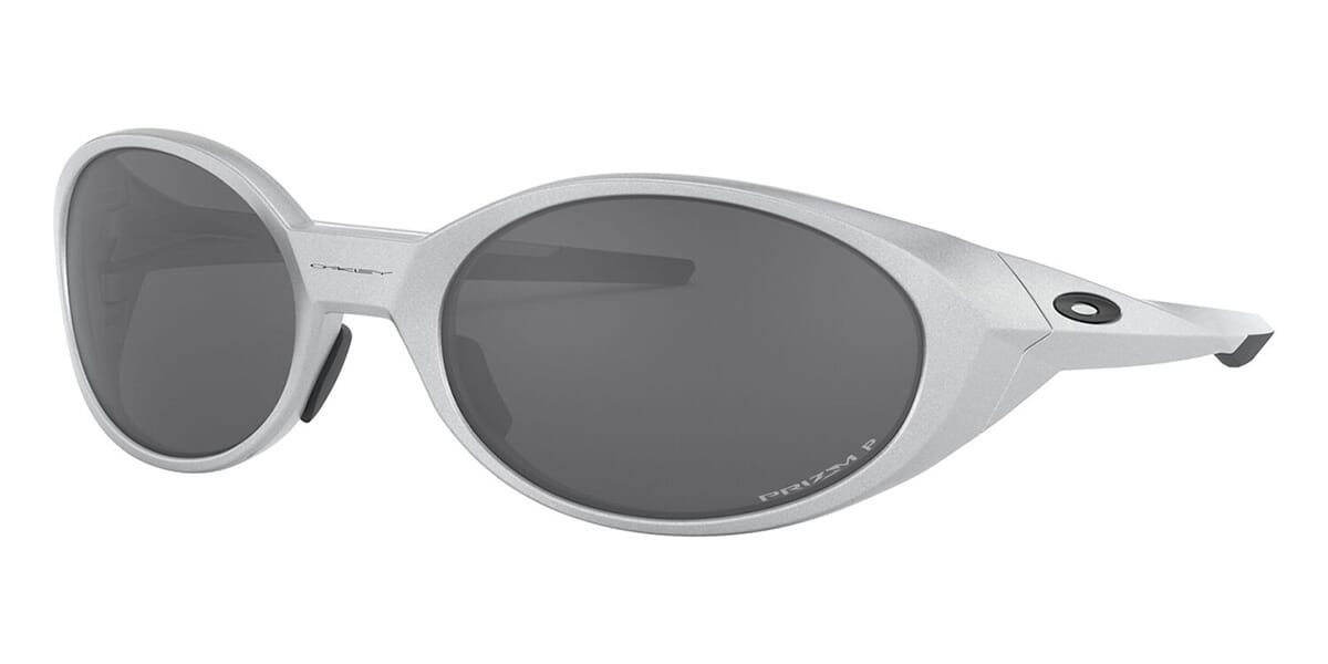 Eye Jacket™ Redux Prizm Black Polarized Lenses, Silver Frame Sunglasses