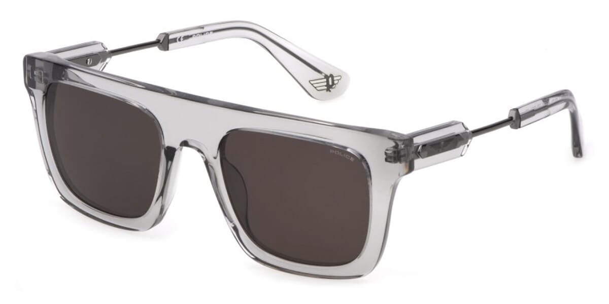 Police SPLF71 03GU Sunglasses Grey/Transparent