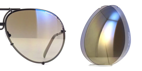Porsche Design 8478 Lens Set V208 Silver Sky Sunglasses