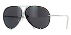 porsche design 8478 p interchangeable lenses dark grey silver