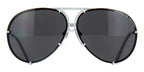 porsche design 8478 p interchangeable lenses dark grey silver
