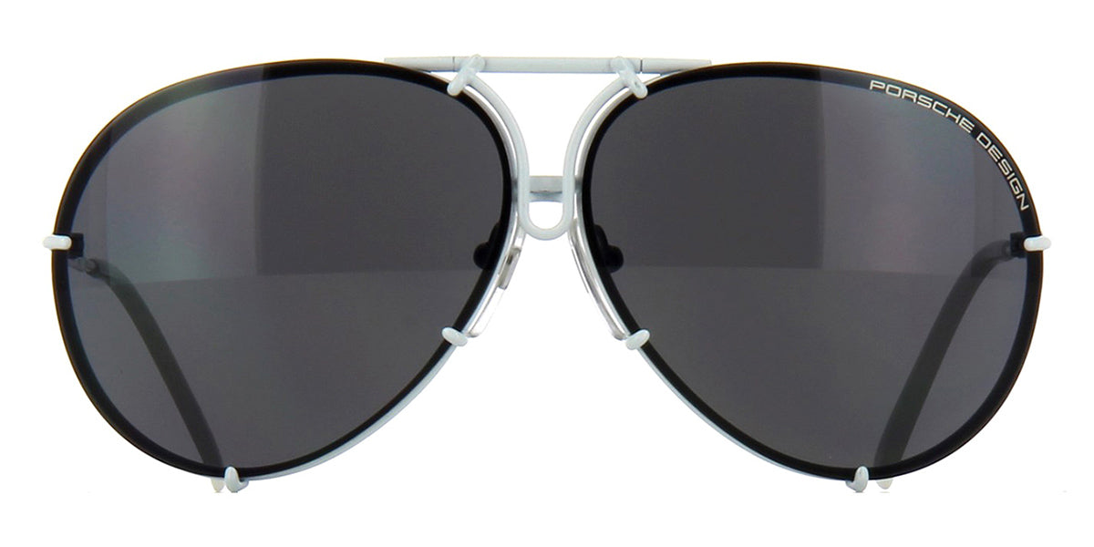 porsche design 8478 p interchangeable lenses dark grey silver