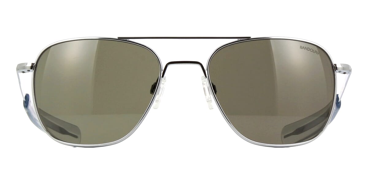 Randolph Aviator Bright Chrome AF075 Sunglasses