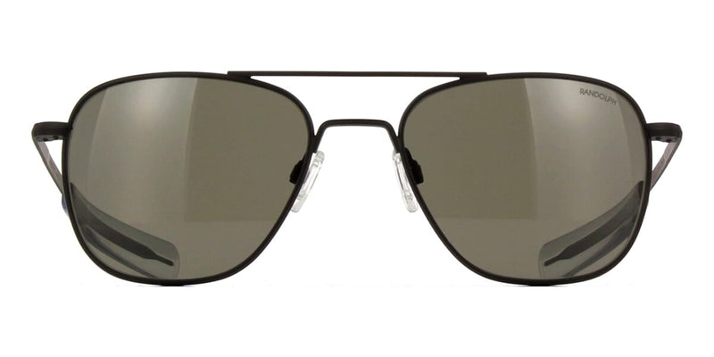 Randolph Aviator Matte Black AF065 Sunglasses - US