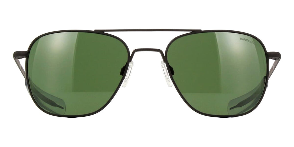 Randolph Aviator Matte Black AF066 Sunglasses - US