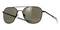 Randolph Aviator Matte Black AF115 Sunglasses