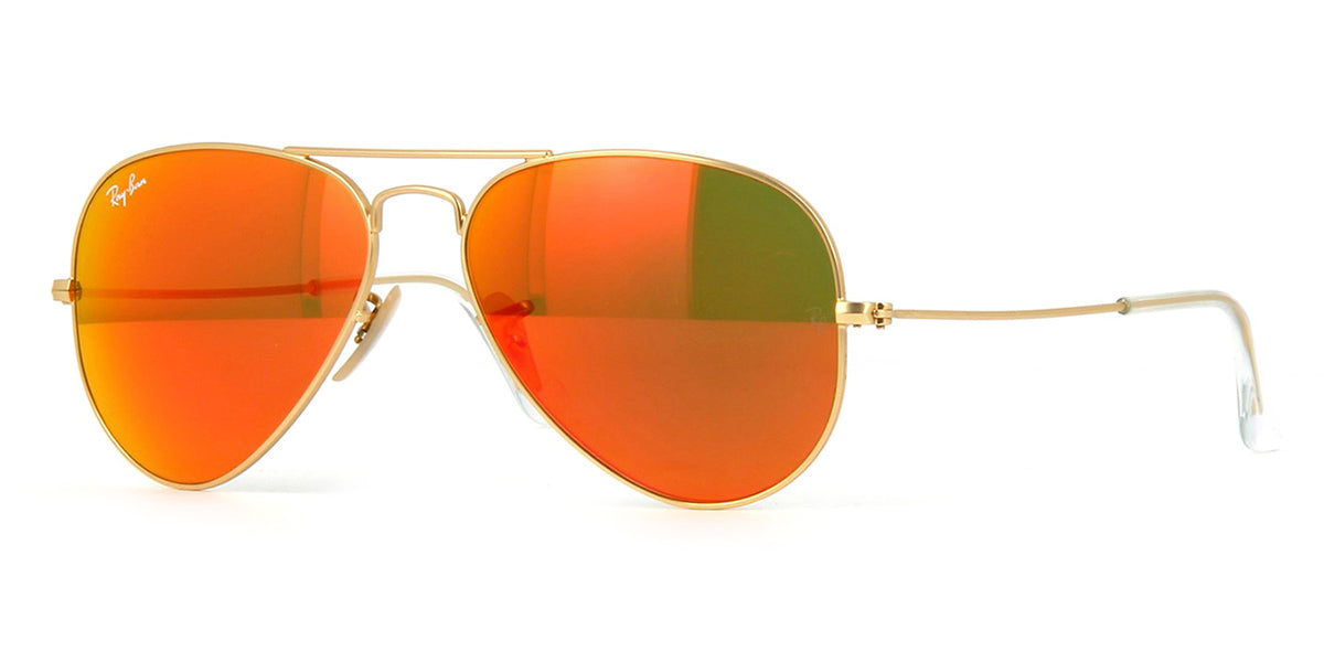 Ray-Ban Aviator 3025 112/69 Orange Flash Mirror As Seen On Charli D'Amelio Pedro Martinez