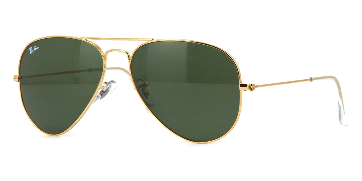 Ray-Ban Aviator 3025 L0205 Gold/G15 Green Sunglasses. Ray Ban