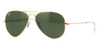 Ray-Ban Aviator RB 3025 W3234 Gold/G15 Green 55mm - As Seen On Teresa Palmer