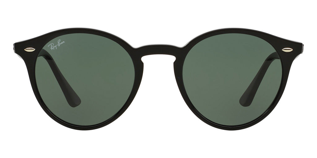 Ray-Ban Round Rb2180 Black Frame Green G-15 Round Sunglasses 51-145 601/71 15896080_30154955_600.jpg main image 4