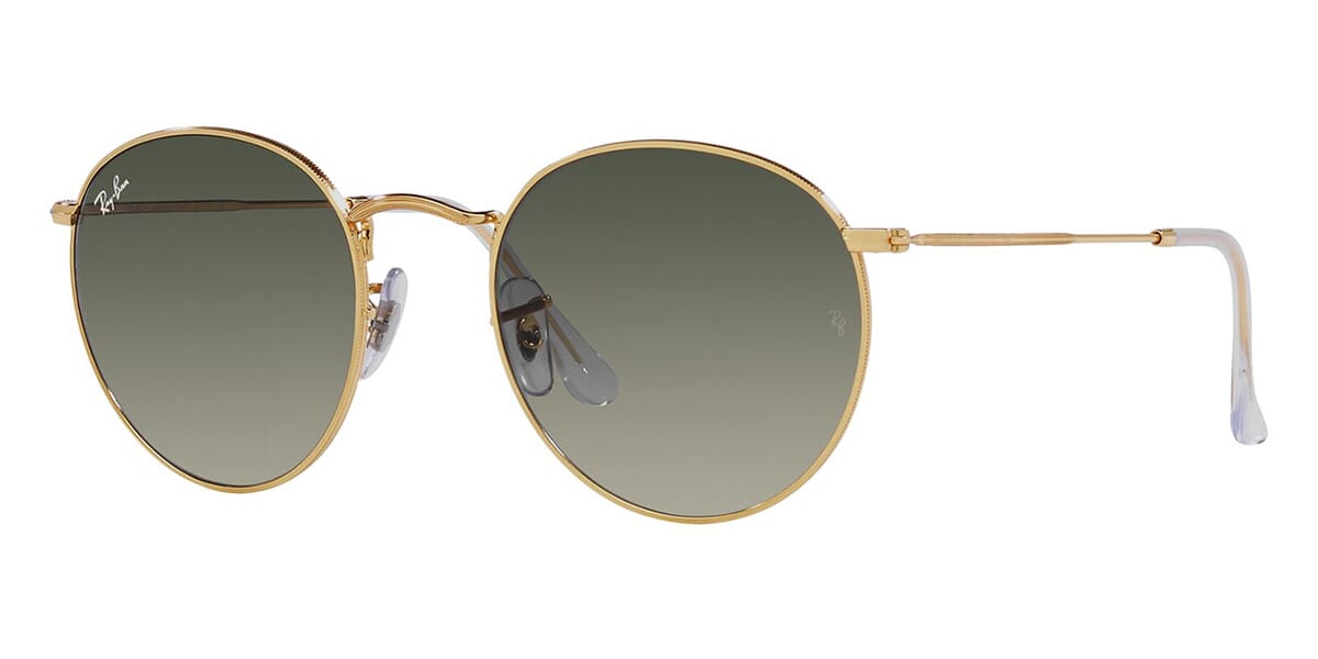 Ray Ban Rb4347 Ray-Ban Round Metal RB 3447 001/71 Sunglasses - US
