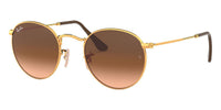 Ray-Ban Round Metal RB 3447 9001/A5 Shiny Light Bronze - As Seen On Joseph Baena & Eddie Nketiah