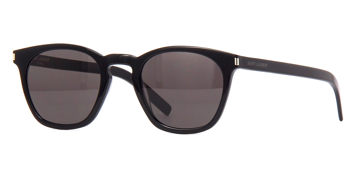 Saint Laurent SL28 Slim Sunglasses CLASSIC SL 28 in Black | Saint Laurent | YSL US | ID  main image 4