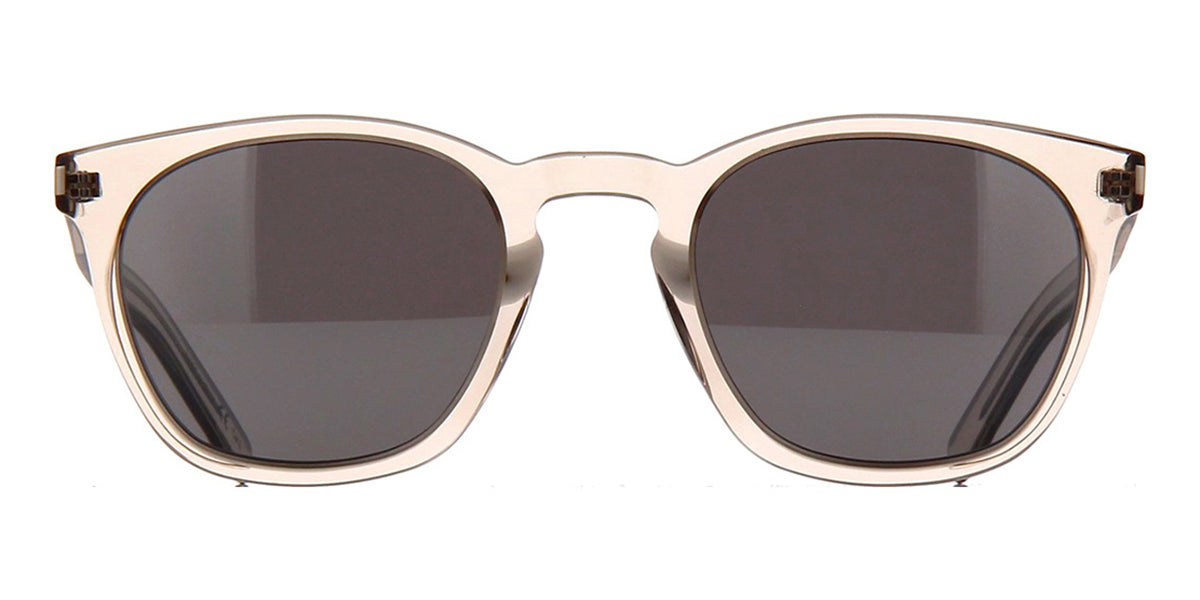 SAINT LAURENT SL28 black wayfarer-style sunglasses | Harvey Nichols