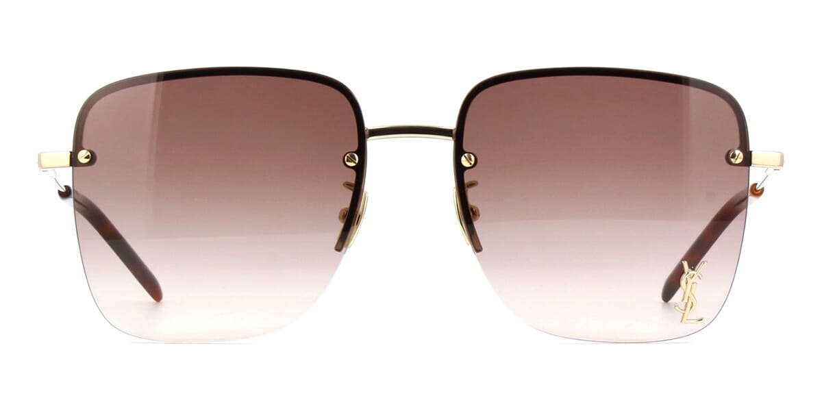 Saint Laurent SL 312 M 008 Sunglasses Gold