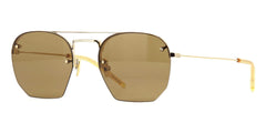 Saint Laurent Gold & Brown SL 422 Sunglasses