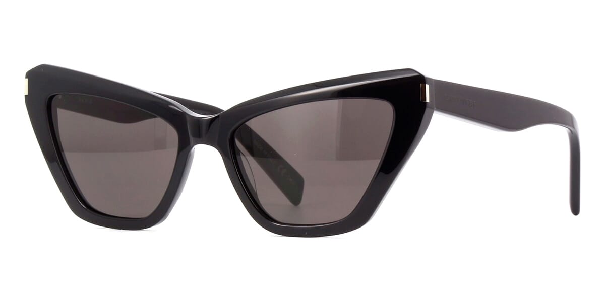 Saint Laurent Black Cat-Eye Sunglasses