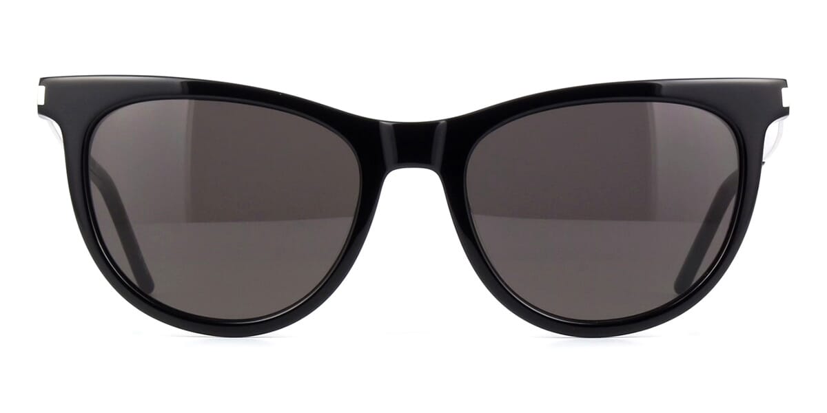 Yves Saint Laurent - Classic SL 51 Sunglasses in Black and White Calfskin -  Sunglasses - Saint Laurent Eyewear - Avvenice