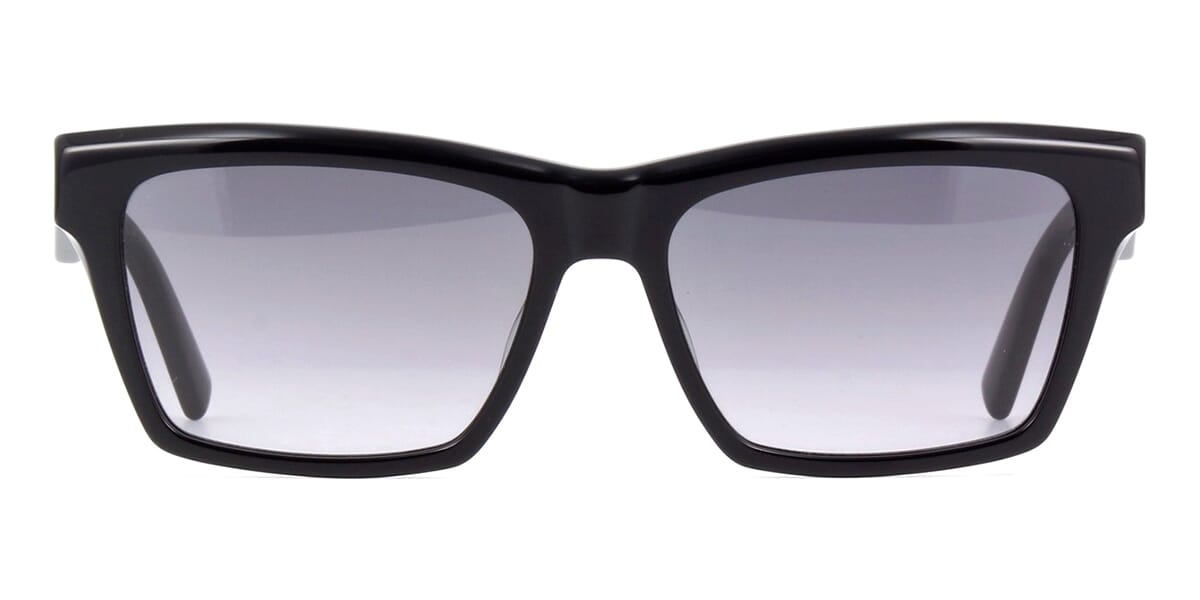 Saint Laurent Sunglasses Black Frame Silver Arms And Tops SL 31