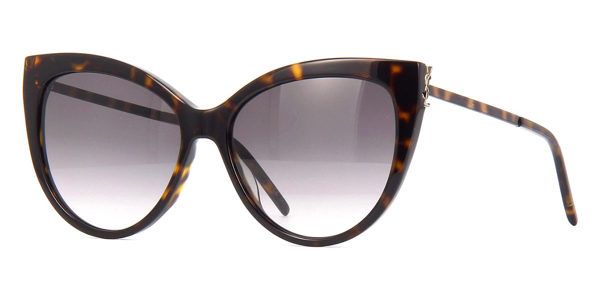 Saint Laurent Cateye Eyeglasses SL M48 004 Havana/Gold 51mm YSL