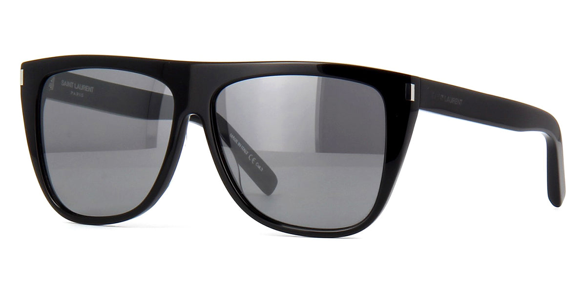Saint Laurent SL1 Black/Grey Mirrored 001 Sunglasses - US