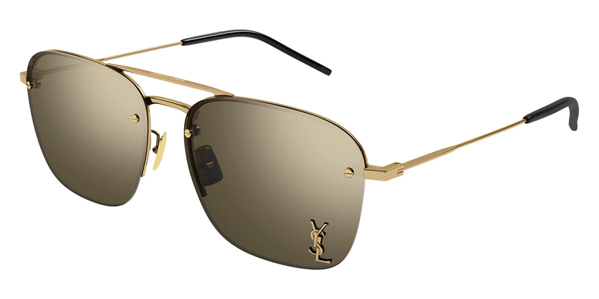 Saint Laurent Aviator Sunglasses Classic 11 M 003 Gold/Black 59mm YSL