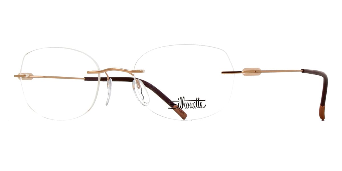 silhouette glasses 5567 in colors 9040&3040 shape lv size 51