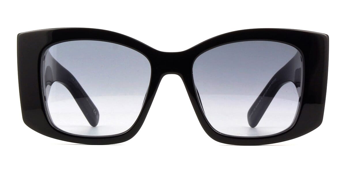 Stella McCartney Falabella Acetate Butterfly Sunglasses Shiny Black