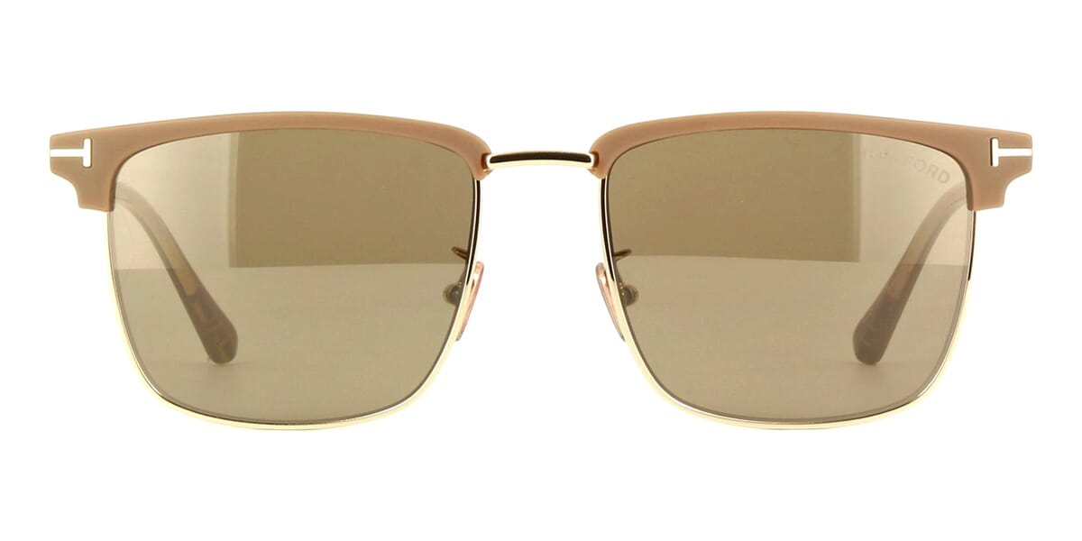 Dash Aviator Sunglasses | Brushed Gold & Taupe Rose Mirror | DIFF Eyewear