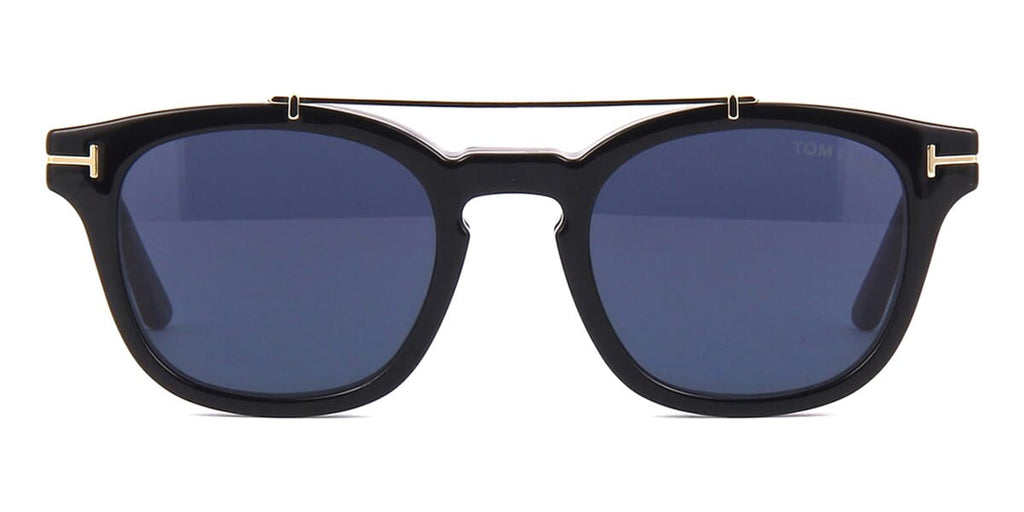 Tom Ford TF5532-B 01V Blue Control with Clip On Glasses