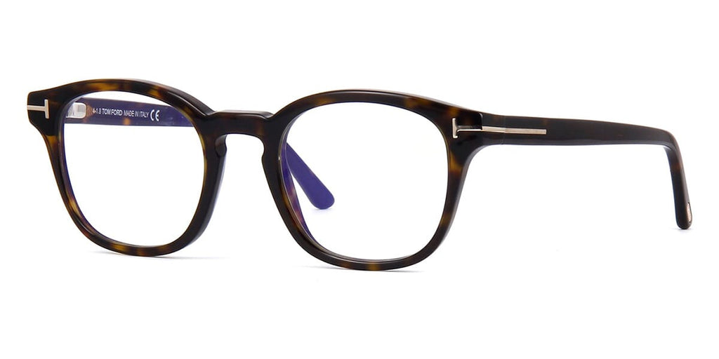 Tom Ford TF5532-B 52E Blue Control with Clip On Glasses