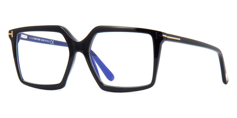 tom ford tf5689 b 001 blue control with magnetic clip on