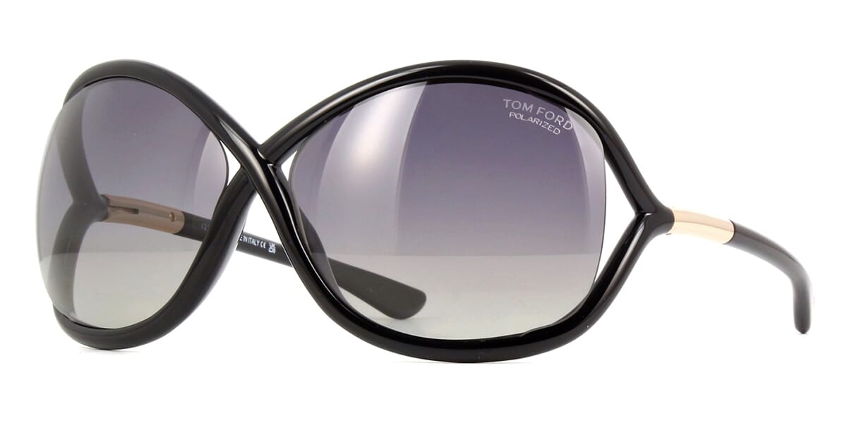 At håndtere konstant Sprede Tom Ford Whitney TF0009 01D Polarised Sunglasses - US