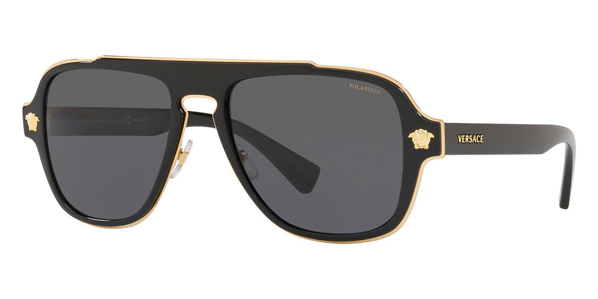Versace Medusa Charm 2199 1002/81 Polarised Sunglasses - US