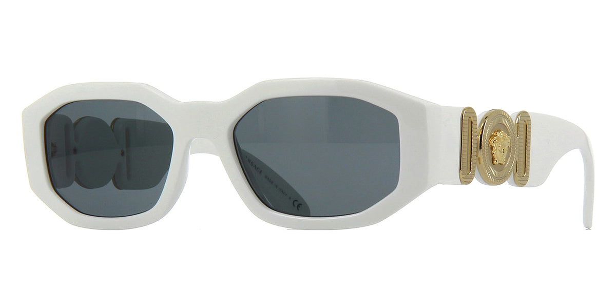 Versace Eyewear logo-lens Sunglasses - Grey