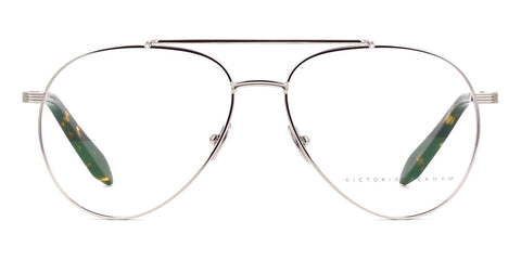 Victoria Beckham Grooved Optical Aviator VBOPT218 C02 Silver Glasses